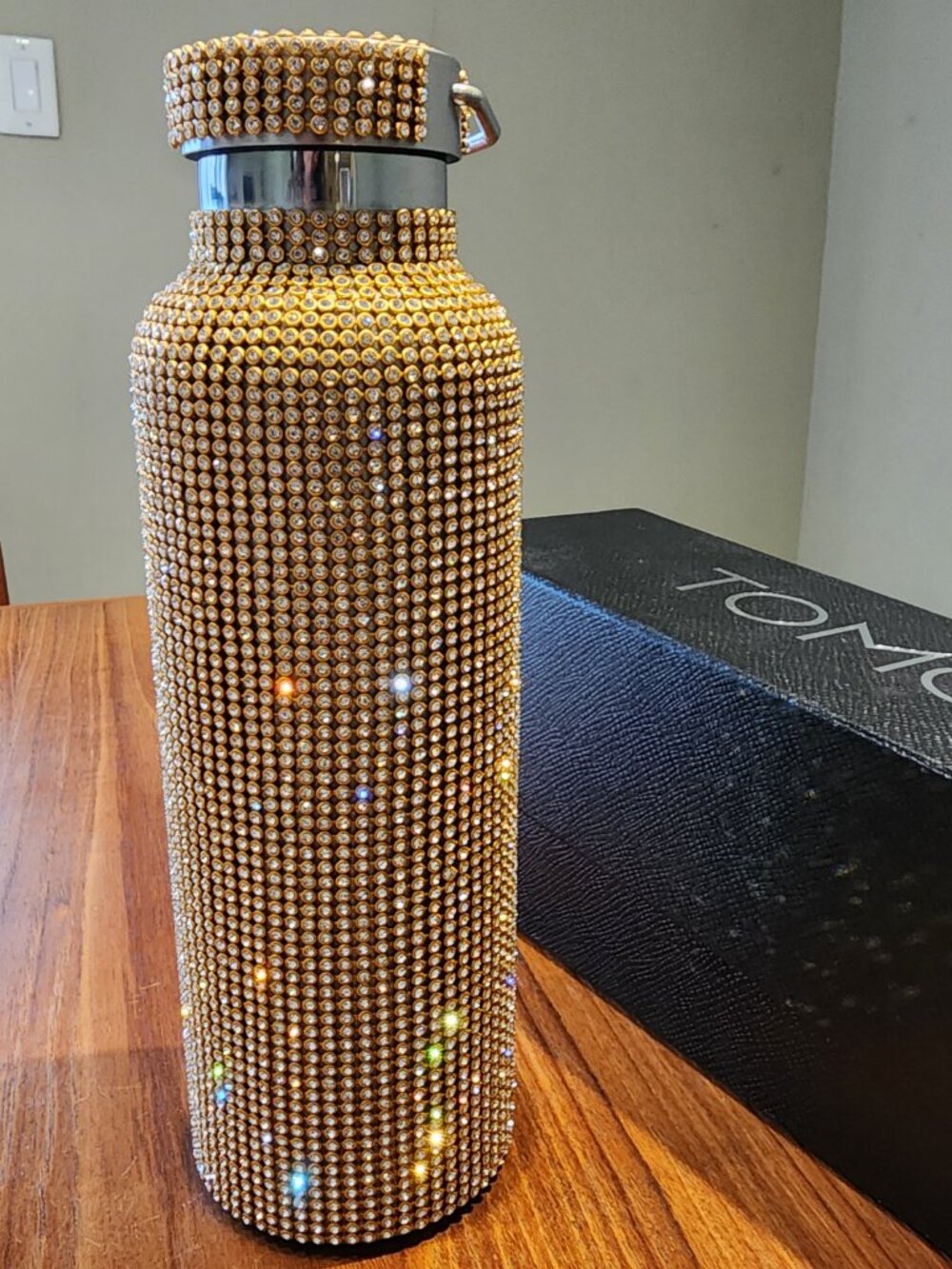 New TOMO Gold Water Bottle 24 oz.